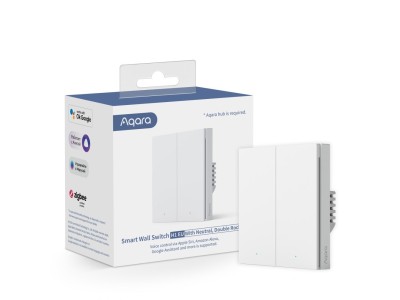 Double switch with neutral wire WS-EUK04