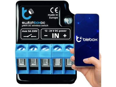 Blebox switchboxdc relay module