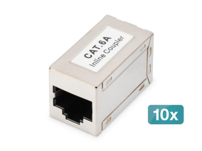 Digitus CAT 6A modular couplers, shielded