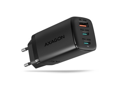 AXAGON ACU-DPQ65 Charger, 2x USB-C, 1x