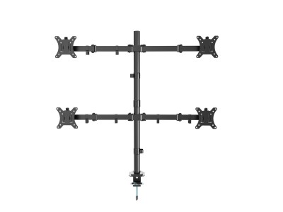 Gembird MA-D4-01 Adjustable desk 4-display mounting