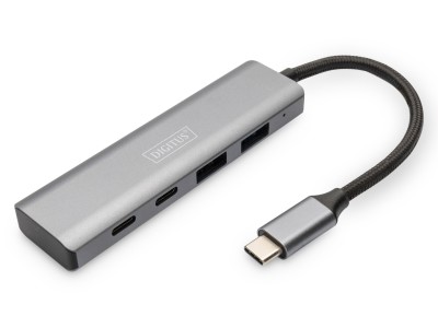 Digitus USB-C 4 Port HUB, 2x