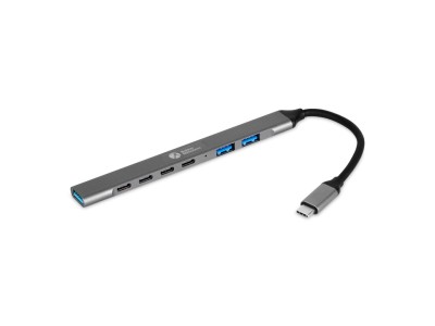BakkerElkhuizen USB-C Hub 7-in-1 (3A+4C) USB