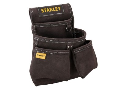 Pouch for belt with 3 compartments