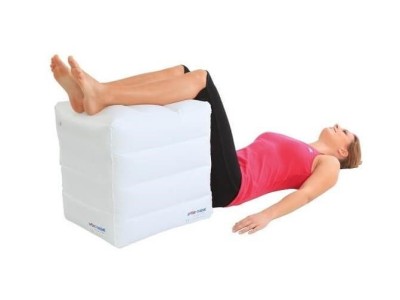 Inflatable cube to the legs