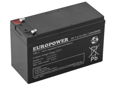 EUROPOWER EP Series AGM Battery 12V