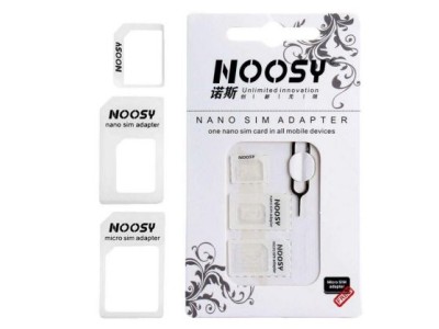 Noosy "SIM Card adapter" White