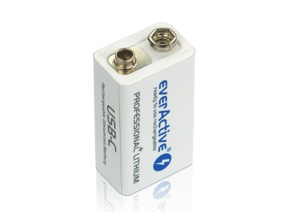 Rechargeable battery everActive 6F22/9V Li-ion 550