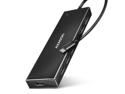 I/O HUB USB-C 7PORT FLAT/0.3M