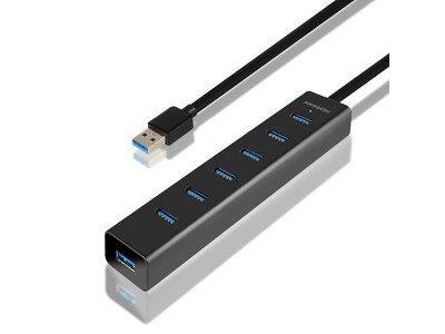 I/O HUB USB3.0 7PORT CHARGING/W/AC