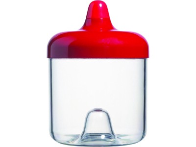 ViceVersa round canister 0.75L red