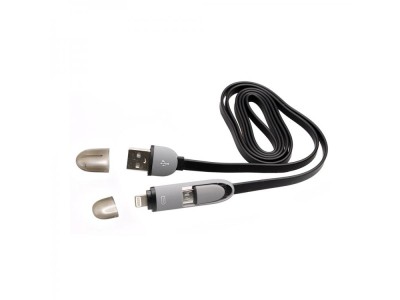 Sbox USB->Micro USB+IPH.5 M/M 1M