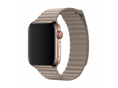 Devia Elegant Leather Loop(44mm) for Apple