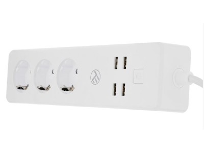 Tellur WiFi Power Strip, 3 Outlets