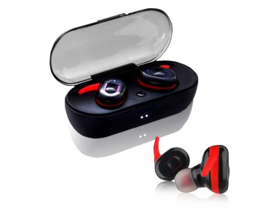 V.Silencer Ture Wireless Earbuds Black/Red