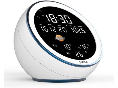 Nasa WSP1500 white Weather Station/Speaker BT
