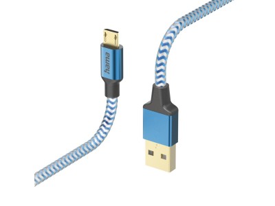 Hama 00201555 Reflective Charging Cable, USB-A