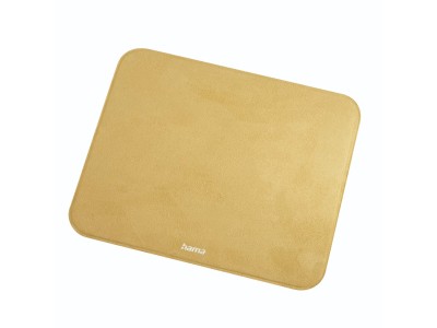 Hama 00054168 Velvet Mouse Pad, Mustard