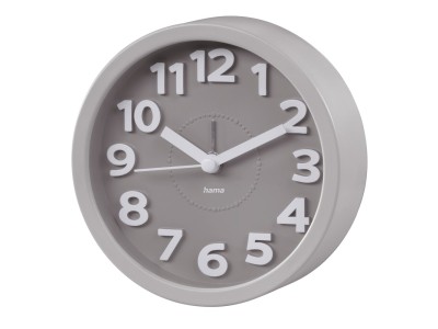 Hama 00186324 Retro Alarm Clock Grey