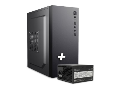 Sbox PCC-12 MicroATX + PSU-400