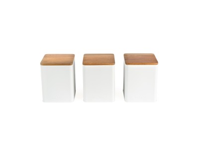 Salter BW12898WEU7 Toronto 3-Piece Canister Set