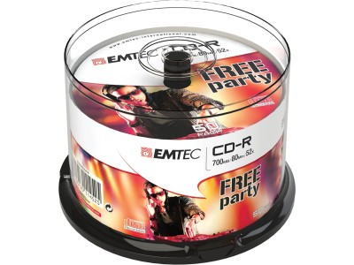 Emtec CD-R 700MB/80MIN 52x Cake Box