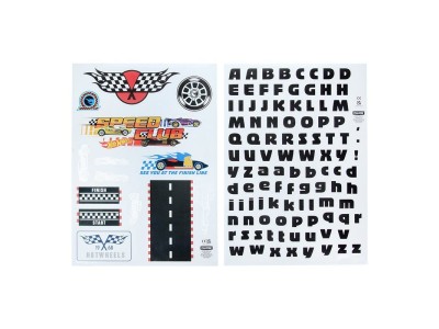 Paladone Hot Wheels Personalisation Wall Decals