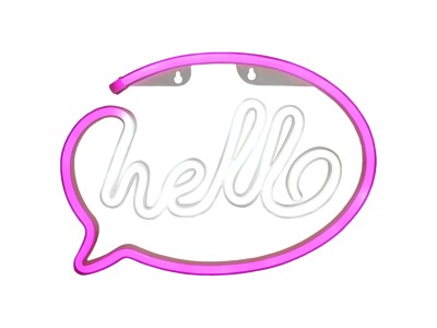 Manta SNL08PKT Style Neon Lights HELLO