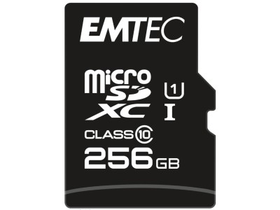 Emtec MicroSDXC 256GB UHS-I U1 EliteGold