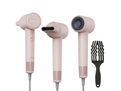 Lovio LVHD001PK Hair Dryer With Ionization