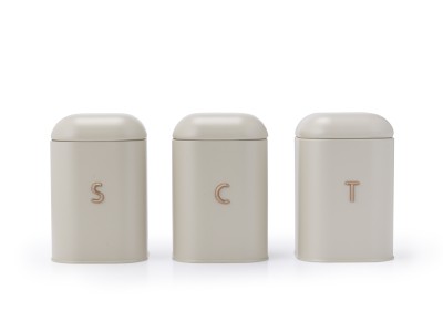 Salter BW13729OEU7 Pebble 3 Piece Canister