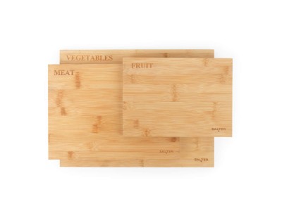 Salter BW072812EU7 3 Piece Bamboo Chopping