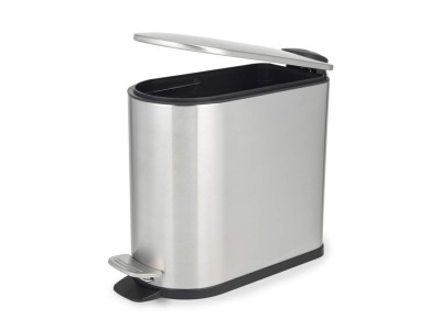 Beldray LA036683SSPEU7 Slimline D-Shaped Pedal Bin