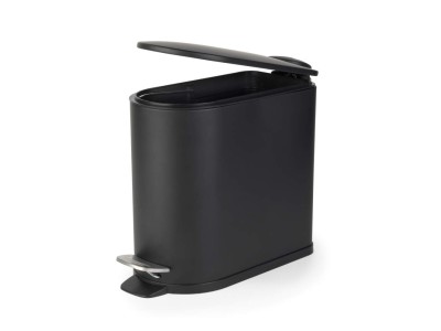 Beldray LA036690BLKPEU7  Slimline D-Shaped Pedal Bin
