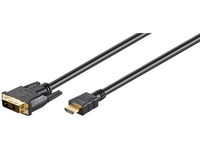 Goobay | DVI-D/HDMI cable, gold-plated |