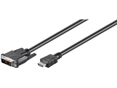Goobay | DVI-D/HDMI cable, nickel plated