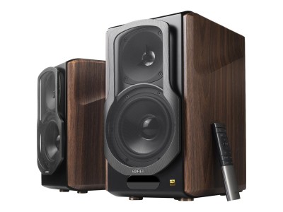 Edifier S2000MKIII Bookshelf Speaker, Brown |