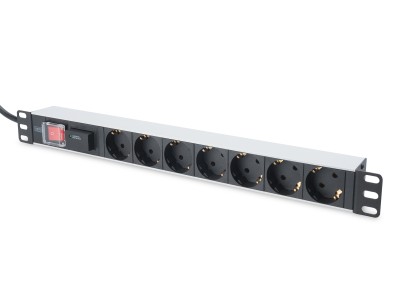 Digitus | 1U Aluminum PDU, rackmountable