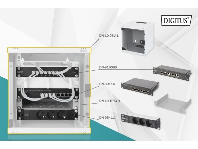 Digitus 10" Network Set, 6U cabinet