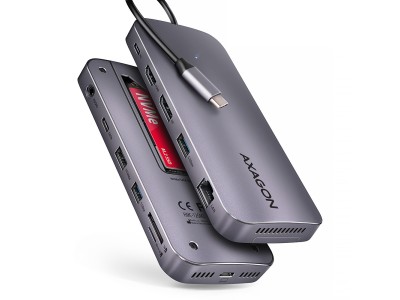 AXAGON USB-C 10Gbps GEN2COMBO 12in1 Hub