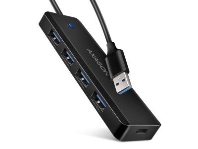 AXAGON Travel four-port USB-A 5Gbps hub