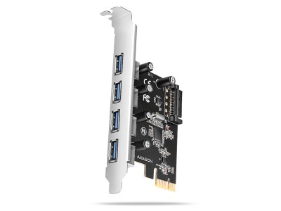 AXAGON PCI-Express card with four external