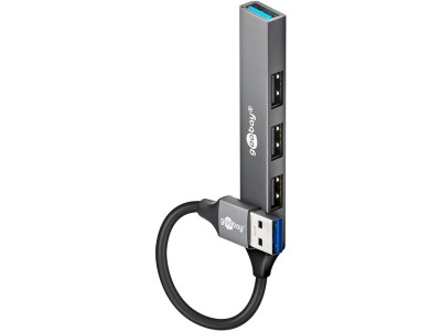 Goobay Slim 4-Port USB Hub, USB-A