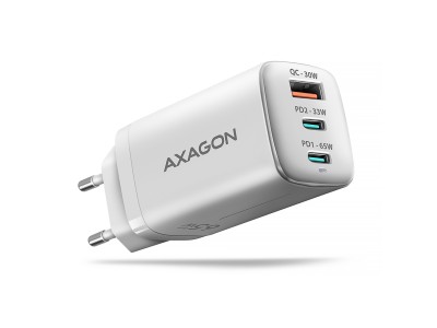 AXAGON GaN wallcharger 3x port (USB-A