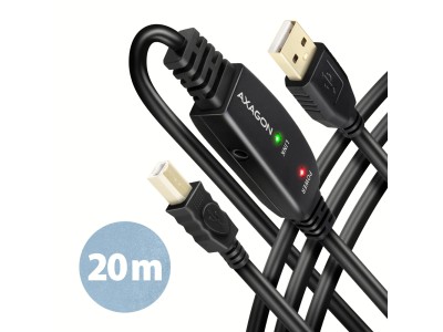 AXAGON | USB Repeater Cable, 20