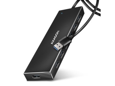 AXAGON SuperSpeed USB-A FLAT Hub |