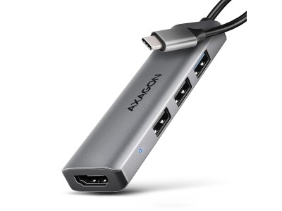 AXAGON USB-C 5Gbps STARTER 4in1 Hub