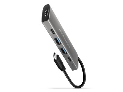 AXAGON Multi-port USB-C 10Gbps hub, 13cm
