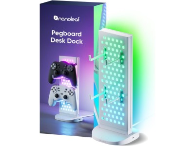 Nanoleaf Pegboard Desk Dock, White |