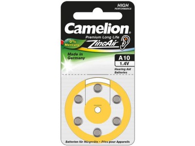 Camelion | A10/DA10/ZL10 | Zinc air